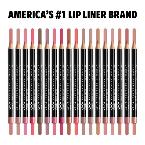 nyx lip liner pencils|nyx lip pencil shades.